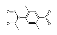 acetic acid-(2,5-dimethyl-4-nitro-N-nitroso-anilide) Structure