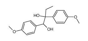 1,2-bis-(4-methoxy-phenyl)-butane-1,2-diol Structure