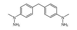 bis-[4-(N-methyl-hydrazino)-phenyl]-methane结构式