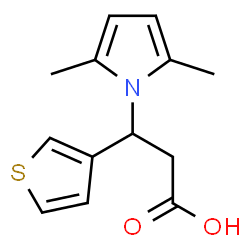 3-(2,5-Dimethyl-1H-pyrrol-1-yl)-3-(3-thienyl)propanoic acid picture