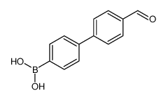 (4'-Formyl-4-biphenylyl)boronic acid Structure