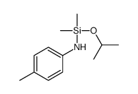 N-[dimethyl(propan-2-yloxy)silyl]-4-methylaniline Structure