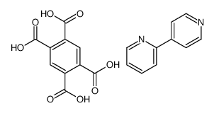 benzene-1,2,4,5-tetracarboxylic acid,2-pyridin-4-ylpyridine结构式