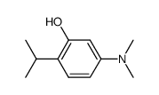 5-Dimethylamino-2-isopropyl-phenol结构式