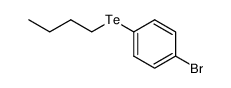 1-butyltellanyl-4-bromobenzene Structure
