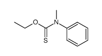 O-ethyl N-methyl-N-phenylthiocarbamate结构式