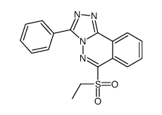 6-ethylsulfonyl-3-phenyl-[1,2,4]triazolo[3,4-a]phthalazine结构式