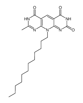 10-dodecyl-8-methylpyrido[2,3-d:6,5-d']dipyrimidine-2,4,6(3H,7H,10H)-trione结构式