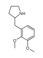 2-(2,3-Dimethoxybenzyl)-pyrrolidin结构式