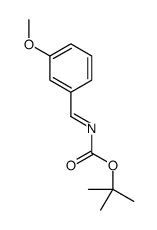 tert-butyl N-[(3-methoxyphenyl)methylidene]carbamate Structure