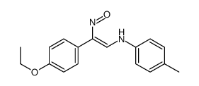 N-[2-(4-ethoxyphenyl)-2-nitrosoethenyl]-4-methylaniline Structure