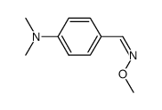 4-dimethylamino-benzaldehyde O-methyl-cis-oxime Structure