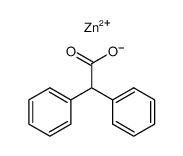 diphenyl-acetic acid, zinc (II)-compound Structure