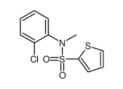 N-(2-chlorophenyl)-N-methylthiophene-2-sulfonamide Structure