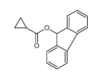 9H-fluoren-9-yl cyclopropanecarboxylate结构式