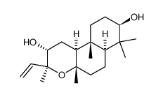 (2R,6aβ,10bβ)-3α-Ethenyldodecahydro-3,4aα,7,7,10aα-pentamethyl-1H-naphtho[2,1-b]pyran-2β,8α-diol picture