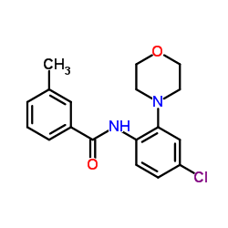 N-[4-Chloro-2-(4-morpholinyl)phenyl]-3-methylbenzamide Structure