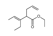 ethyl 3-ethyl-2-prop-2-enylpent-3-enoate Structure