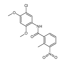 Benzamide, N-(5-chloro-2,4-dimethoxyphenyl)-2-methyl-3-nitro结构式