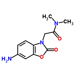 2-(6-Amino-2-oxo-1,3-benzoxazol-3(2H)-yl)-N,N-dimethylacetamide Structure