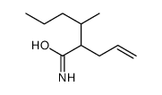 3-methyl-2-prop-2-enylhexanamide结构式