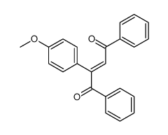 2-(4-methoxyphenyl)-1,4-diphenylbut-2-ene-1,4-dione结构式