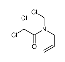 2,2-dichloro-N-(chloromethyl)-N-prop-2-enylacetamide结构式