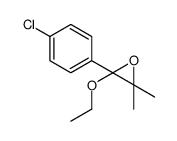 2-(4-chlorophenyl)-2-ethoxy-3,3-dimethyloxirane结构式
