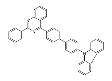 9-[4-[4-(2-phenylquinazolin-4-yl)phenyl]phenyl]carbazole Structure