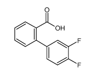 2-BIPHENYL-3',4'-DIFLUORO-CARBOXYLICACID Structure