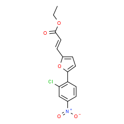 3-[5-(2-CHLORO-4-NITRO-PHENYL)-FURAN-2-YL]-ACRYLIC ACID ETHYL ESTER picture