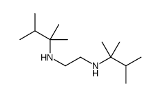 N,N'-bis(2,3-dimethylbutan-2-yl)ethane-1,2-diamine结构式