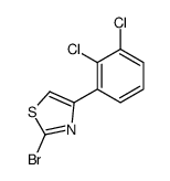 2-BROMO-4-(2,3-DICHLOROPHENYL)THIAZOLE结构式