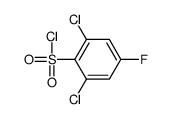 2,6-dichloro-4-fluorobenzenesulfonyl chloride Structure