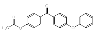 4-ACETOXY-4'-PHENOXYBENZOPHENONE Structure