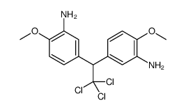 5-[1-(3-amino-4-methoxyphenyl)-2,2,2-trichloroethyl]-2-methoxyaniline结构式