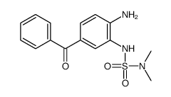1-amino-4-benzoyl-2-(dimethylsulfamoylamino)benzene结构式