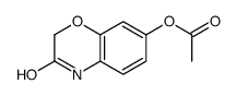 (3-oxo-4H-1,4-benzoxazin-7-yl) acetate Structure