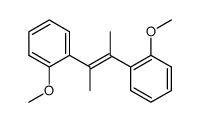 trans-2,3-Bis-(2-methoxyphenyl)-2-buten Structure