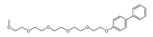 1-[2-[2-[2-[2-(2-methoxyethoxy)ethoxy]ethoxy]ethoxy]ethoxy]-4-phenylbenzene Structure