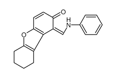 1-(anilinomethylidene)-6,7,8,9-tetrahydrodibenzofuran-2-one结构式
