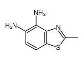 Benzothiazole, 4,5-diamino-2-methyl- (6CI,7CI) Structure