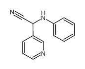2-anilino-2-pyridin-3-ylacetonitrile结构式