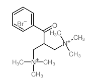 trimethyl-[3-oxo-3-phenyl-2-(trimethylammoniomethyl)propyl]azanium Structure