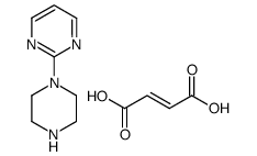 1-(2-pyrimidinyl)piperazine fumarate结构式