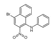 4-bromo-2-nitro-N-phenylnaphthalen-1-amine Structure