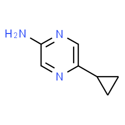 5-cyclopropylpyrazin-2-amine Structure