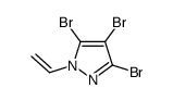 3,4,5-tribromo-1-ethenylpyrazole Structure