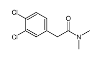 3,4-dichloro-N,N-dimethylbenzeneacetamide结构式