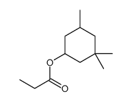 3,5,5-trimethylcyclohexyl propionate结构式